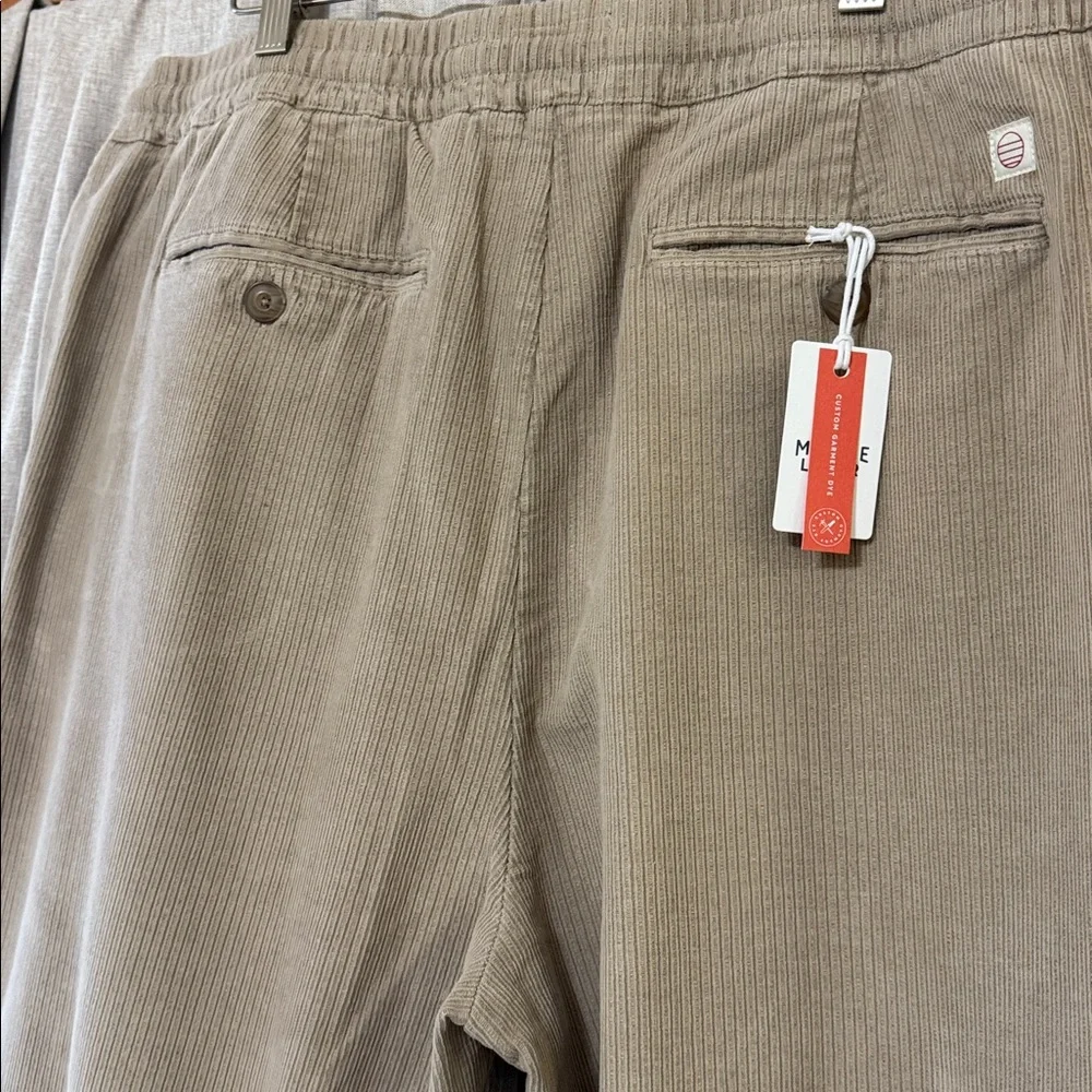 MARINE LAYER Saturday cord pant stone 98%Cotton #65 - Picture 4 of 9
